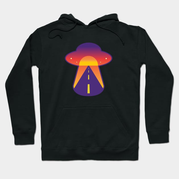 UFO Highway Hoodie by MysteriouslyBizarre